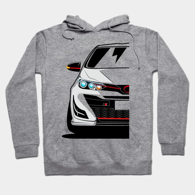 Yaris GR Gazoo Racing Hoodie by gaplexio